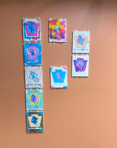 Artwork reminds communities to protect our children from abuse and neglect